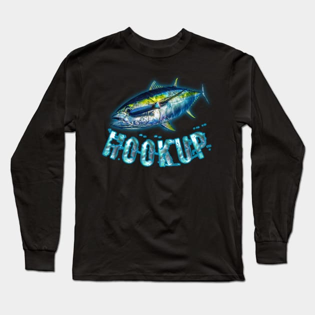 Deep sea fishing designs Long Sleeve T-Shirt by Coreoceanart